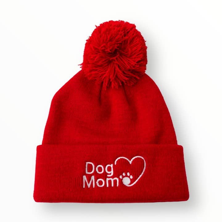Gorro Dog Mom Bobble - Vermelho por atacado de Zelda & Harley