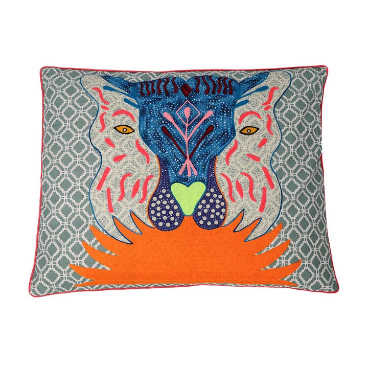 Dog with a Mission - Wholesale Pet Pillow - Dog - Rocking Tiger Dog Cushion