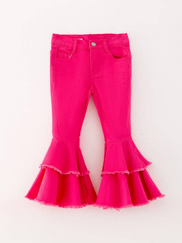 Double Layer Red Denim Bells Double Layer Red Denim Bells