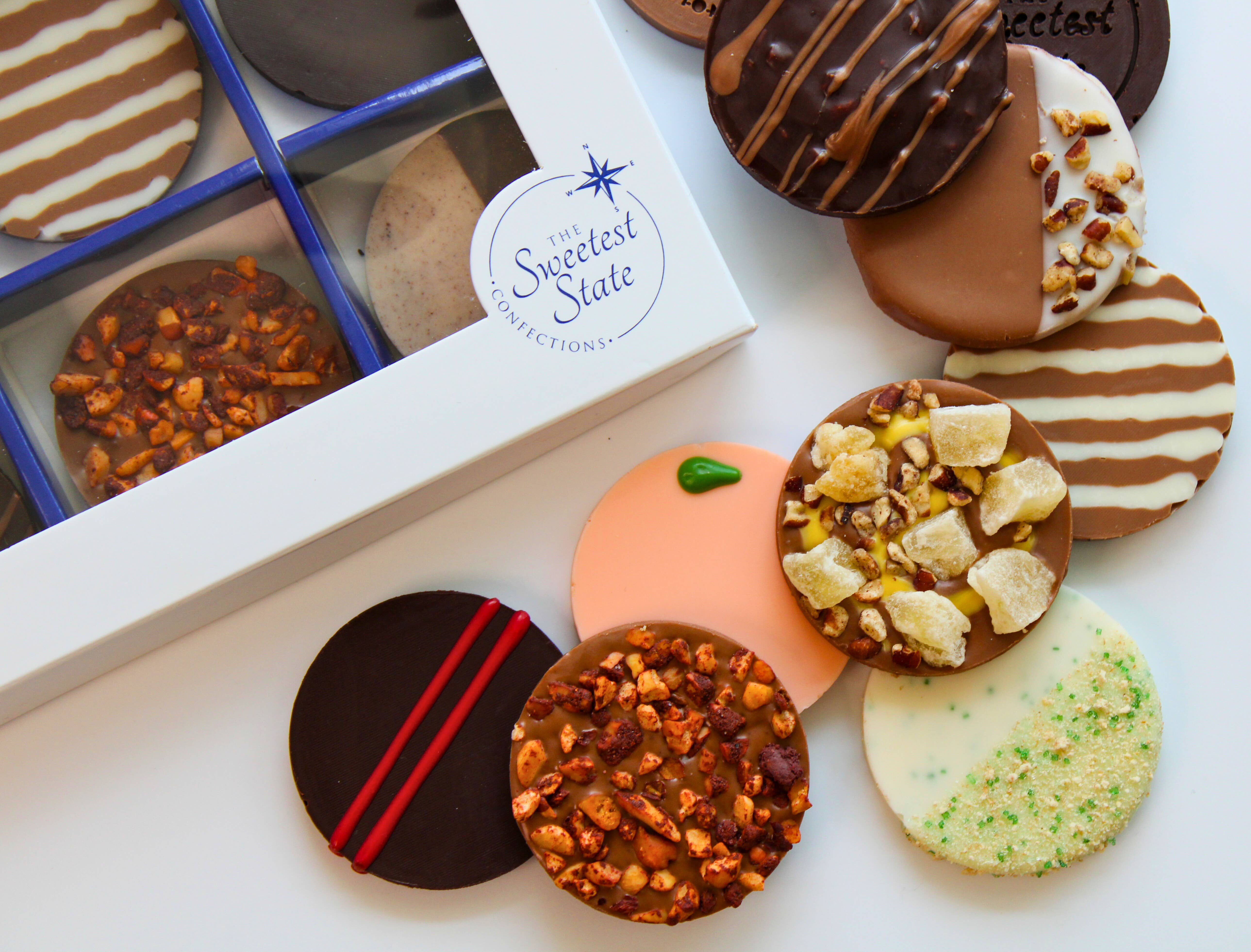 The Sweetest State Confections - Wholesale Chocolate Box - The Southeast Collection2