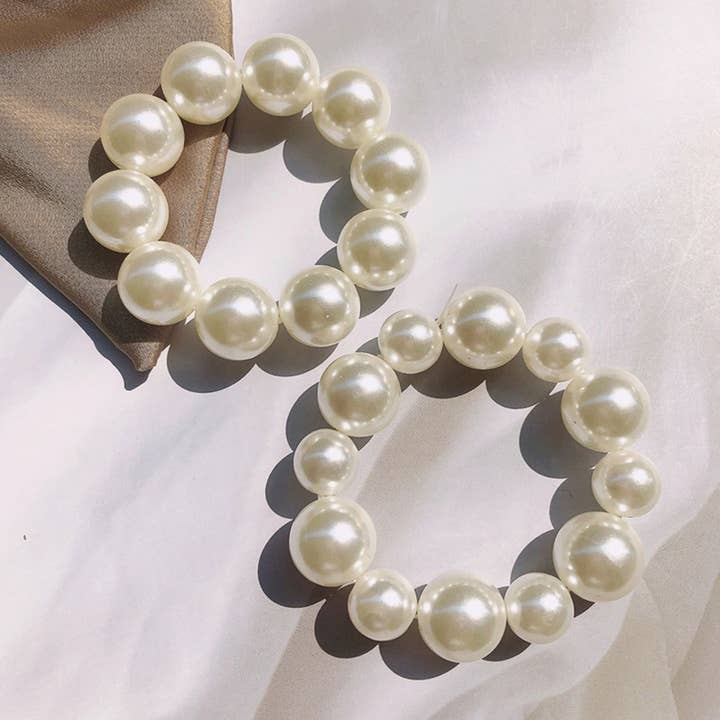 Pearl Hair Tie Bracelet for Women, Chic & Sweet_CWAHA0128 for wholesale by ACCITY
