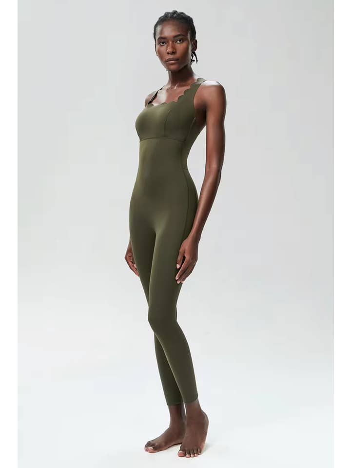 Belsize Activewear – wholesale Unitard – Women′s – Scallop jumpsuit 7