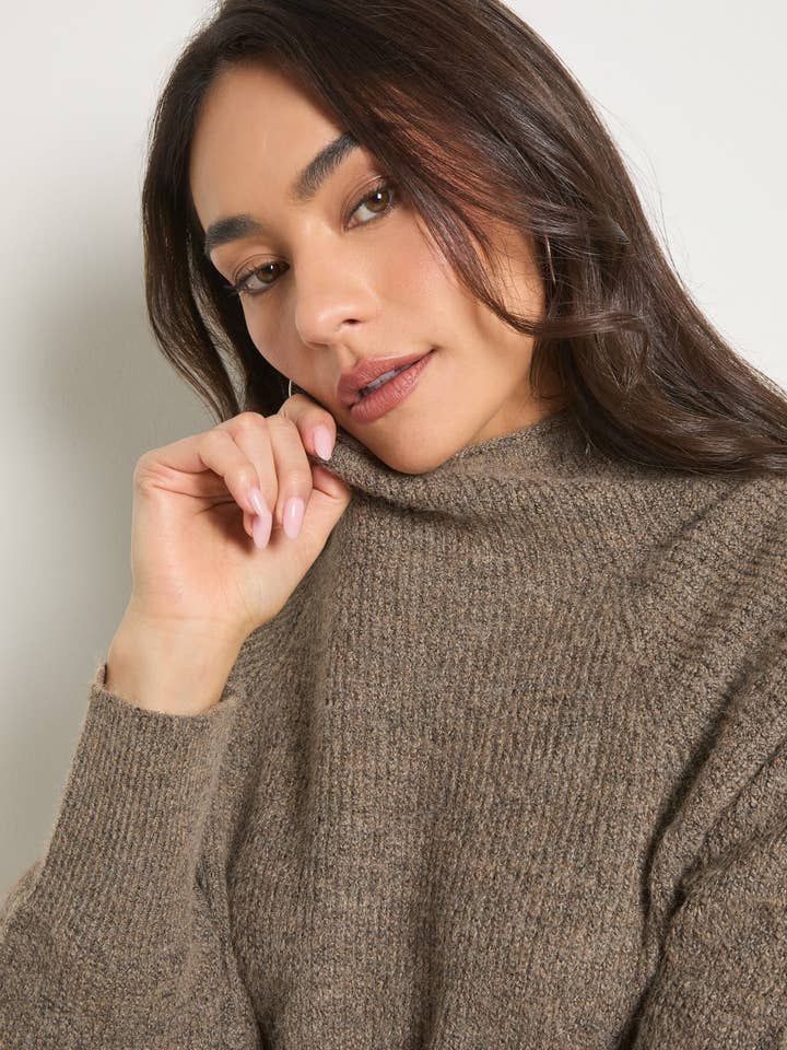 Seventy Eight and Sunny (SEAS) - Wholesale Knit Sweater - Women's - Driftwood Sweater3