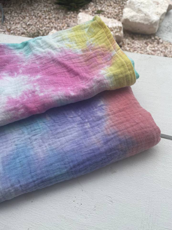Pack de 2 pañales tie dye para venta al por mayor de Langoustini