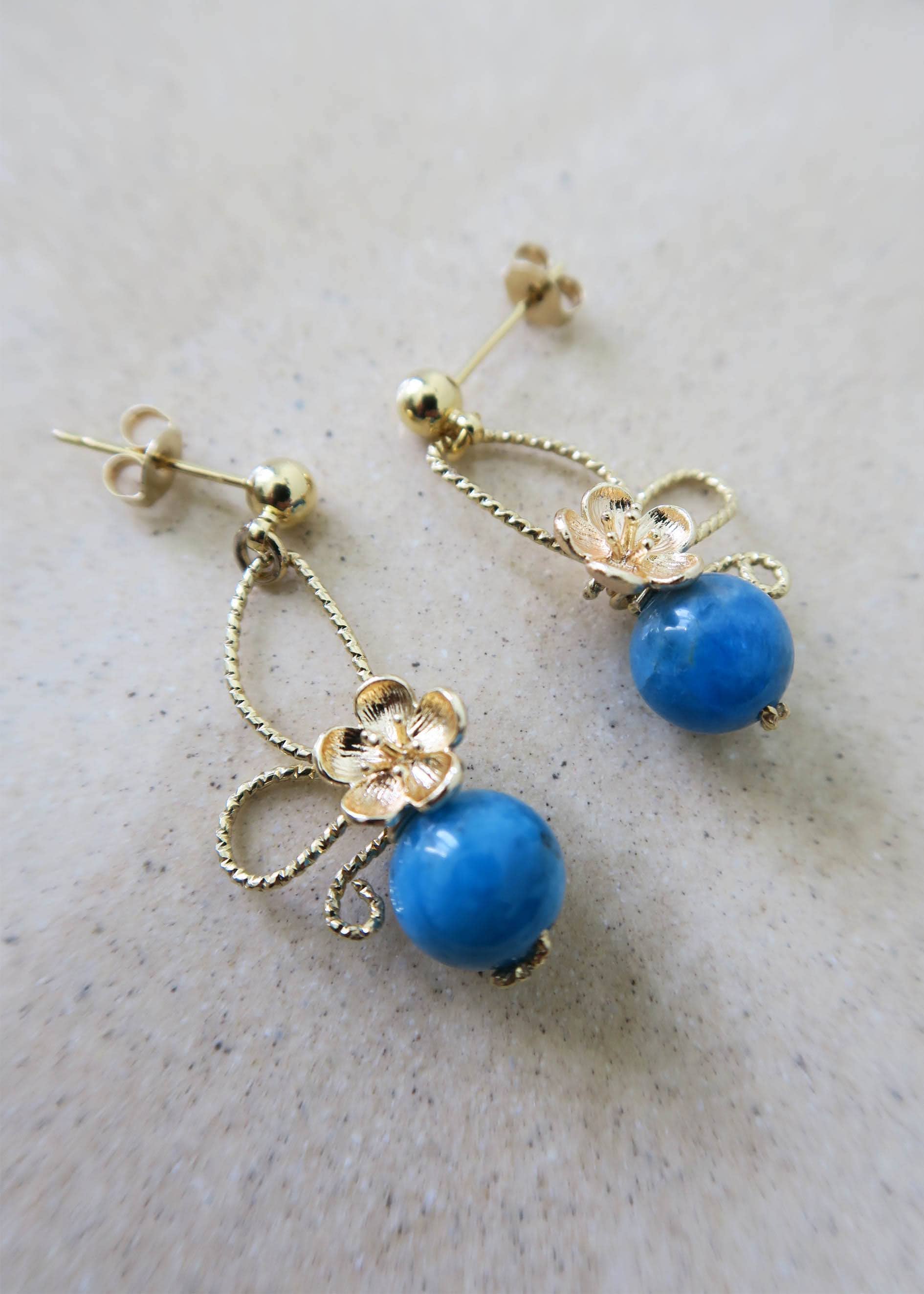 Hirondelle Bijoux - Wholesale Dangle Earrings - Daphné floral earrings0