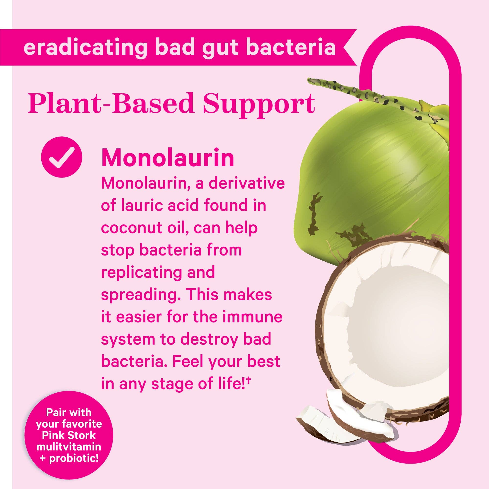 Pink Stork - Vendita all'ingrosso Vitamine/integratori orali - Monolaurina totale1