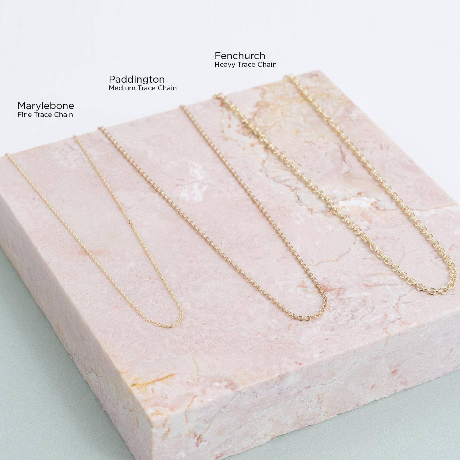 Auree Jewellery - Wholesale Link & Chain Necklace - Paddington 9ct Yellow Gold Medium Trace Chain3