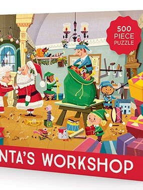 Puzzle de l'atelier du Père Noël pour la vente par Gibbs Smith