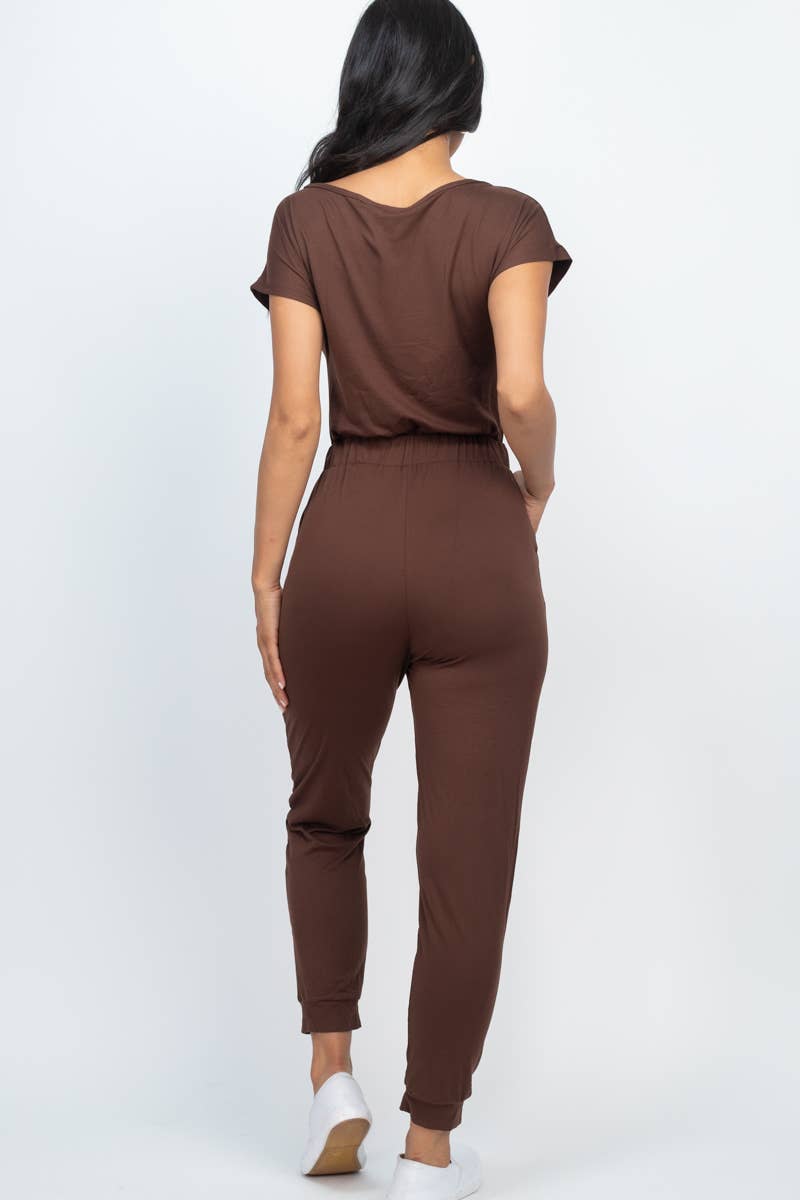 CAPELLA APPAREL – Großhandel Jumpsuit – Damen – Jumpsuit mit zwei Wege-Schultern und Kordelzug26