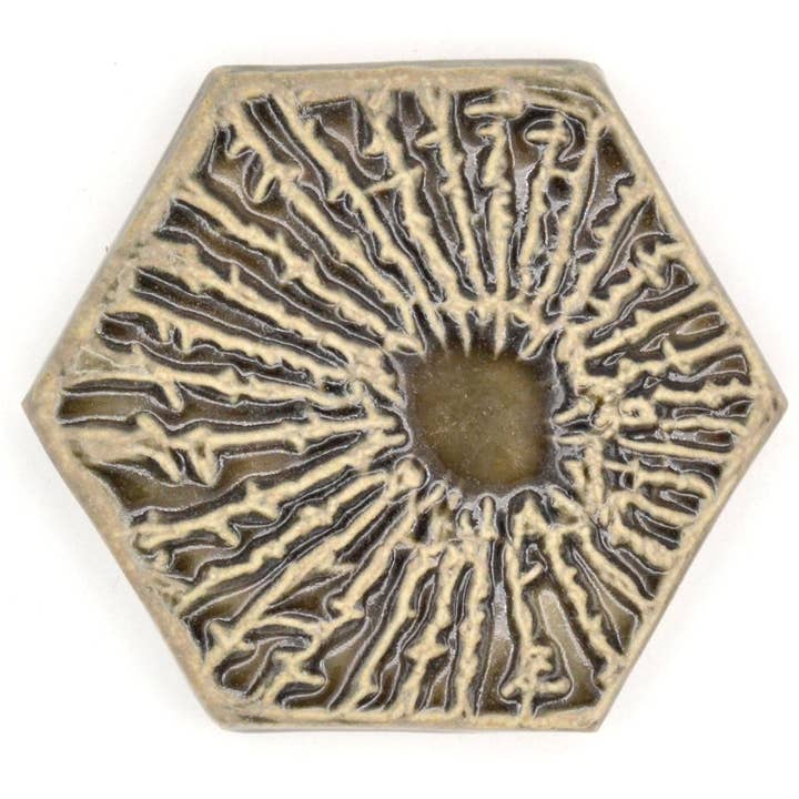Petoskey Stone Eye for wholesale by Little Traverse Tileworks