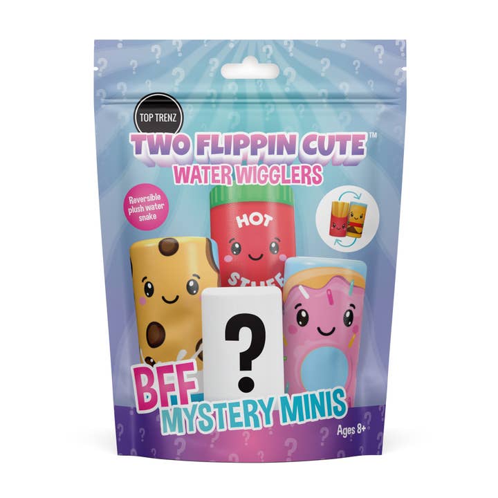 Top Trenz Inc - Vente Fidget/jouet anti-stress – enfant - Two Flippin' Cute - Peluche Water Wigglers BFF Mystery Minis2