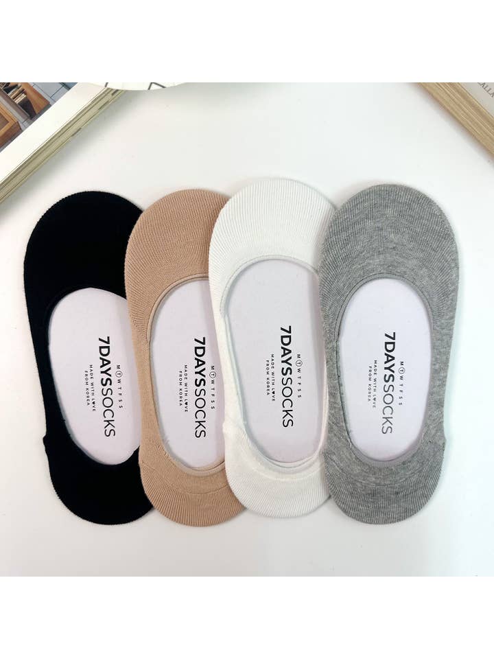 7DAYSSOCKS - Wholesale Socks - Women's - Women's No Show Cotton Foot Cover Socks6