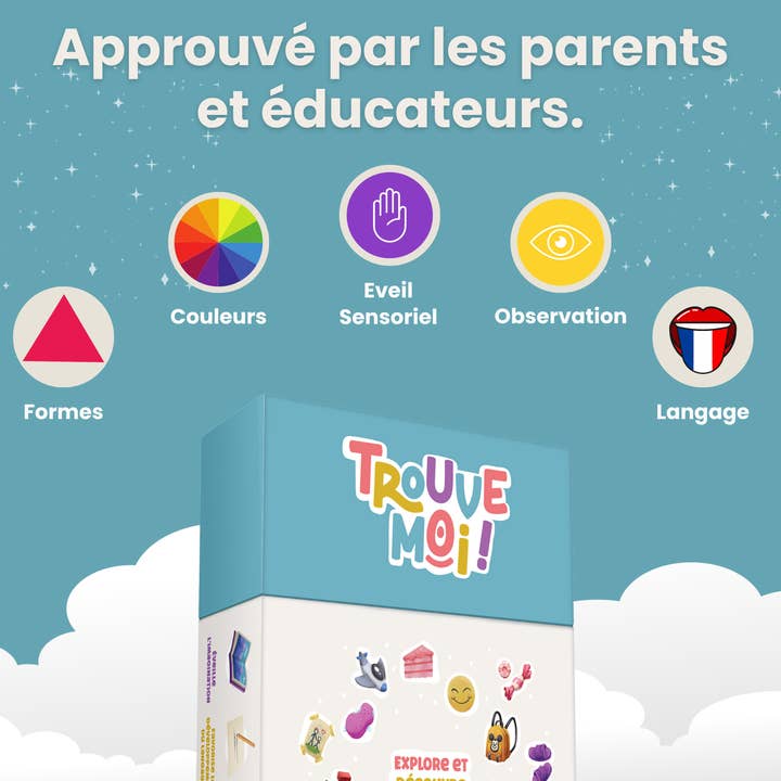 Oh Happy Games - Jeux de société - Wholesale Brain Game - Kids - Find Me - The Educational and Fun Game Approved by Parents - For Children Aged 2 to 6 Years4