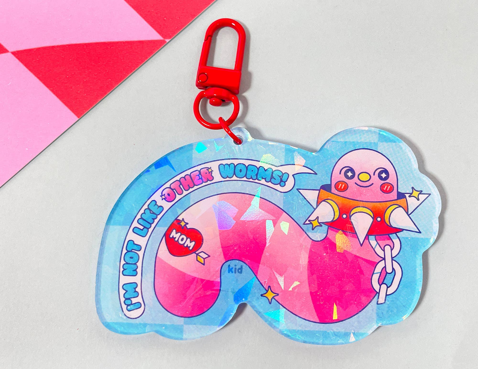 Kidnichols - Wholesale Keychain - Women's - I'm Not Like Other Worms Keychain | Punk | Worm lovers2