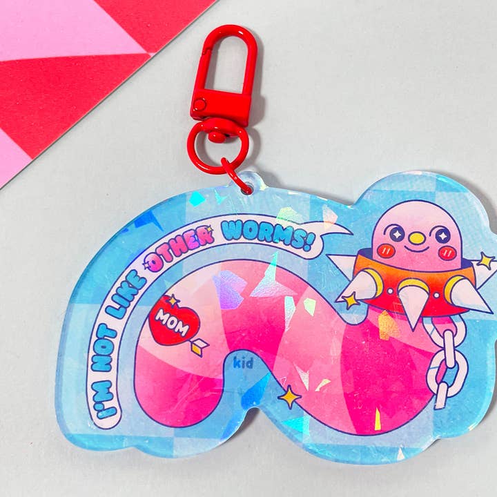 Kidnichols - Wholesale Keychain - Women's - I'm Not Like Other Worms Keychain | Punk | Worm lovers2