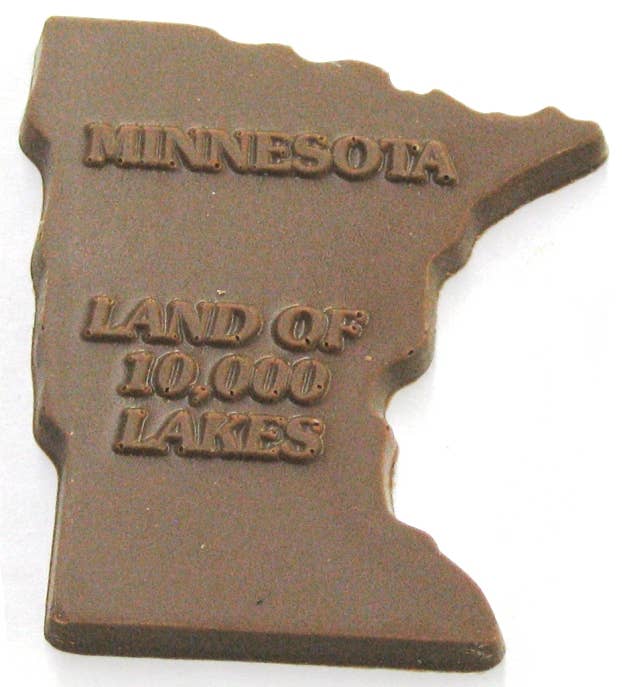 Laketown Chocolates - Wholesale Chocolate - Chocolate MN State Shape 0
