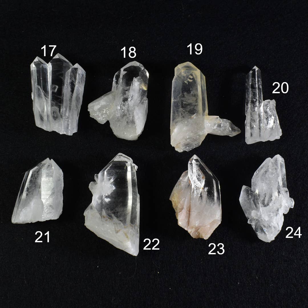 Calder Crystals - Wholesale Spiritual Stone/Crystal - Lemurian Quartz Twin Cluster Wand from Colombia - 8 Optio #28