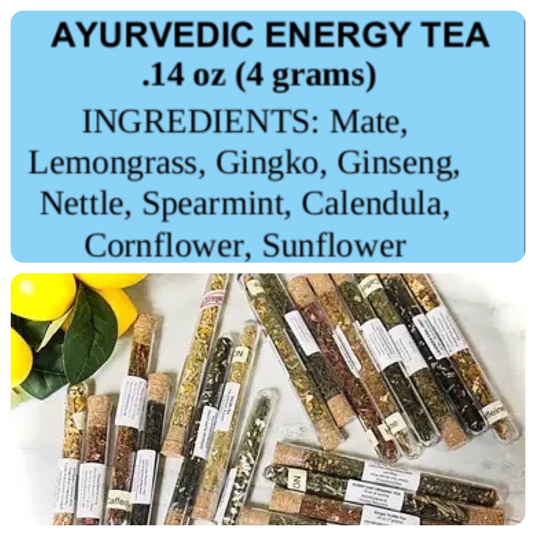 FlowerTeas - Venta al por mayor Tés a granel - Té suelto y mezclas de Matcha en tubos de ensayo25