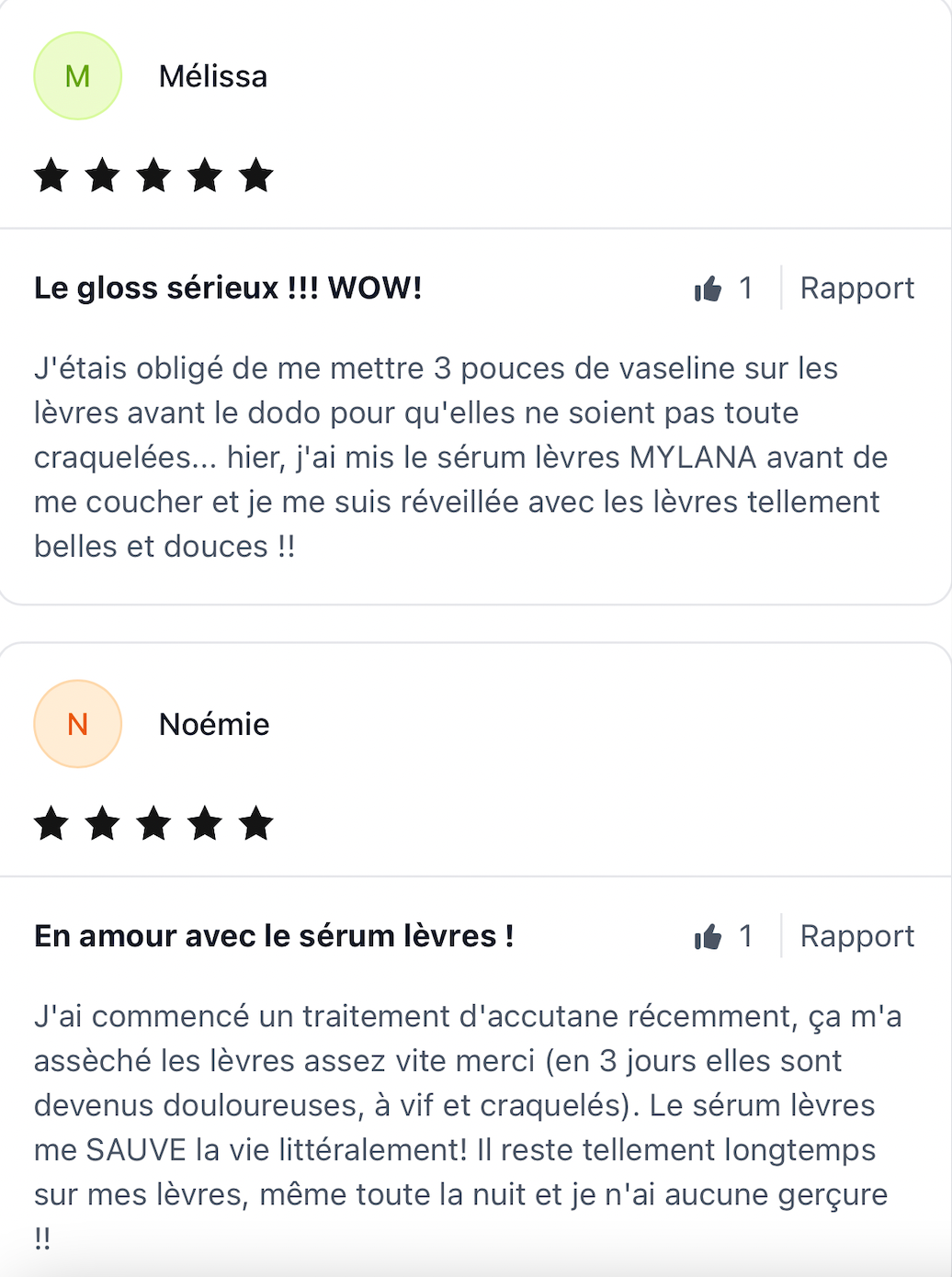 MYLANA - Vente Soin/masque pour les lèvres - LE SÉRUM LÈVRES MYLANA10