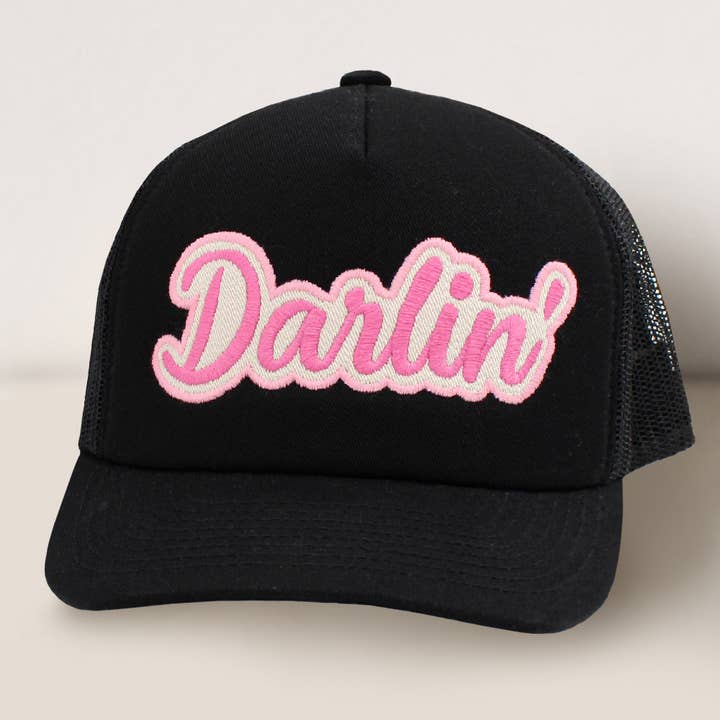 Sensibling Corp. - Wholesale Baseball Cap - Women's - DARLIN Message Mesh Back Baseball Cap