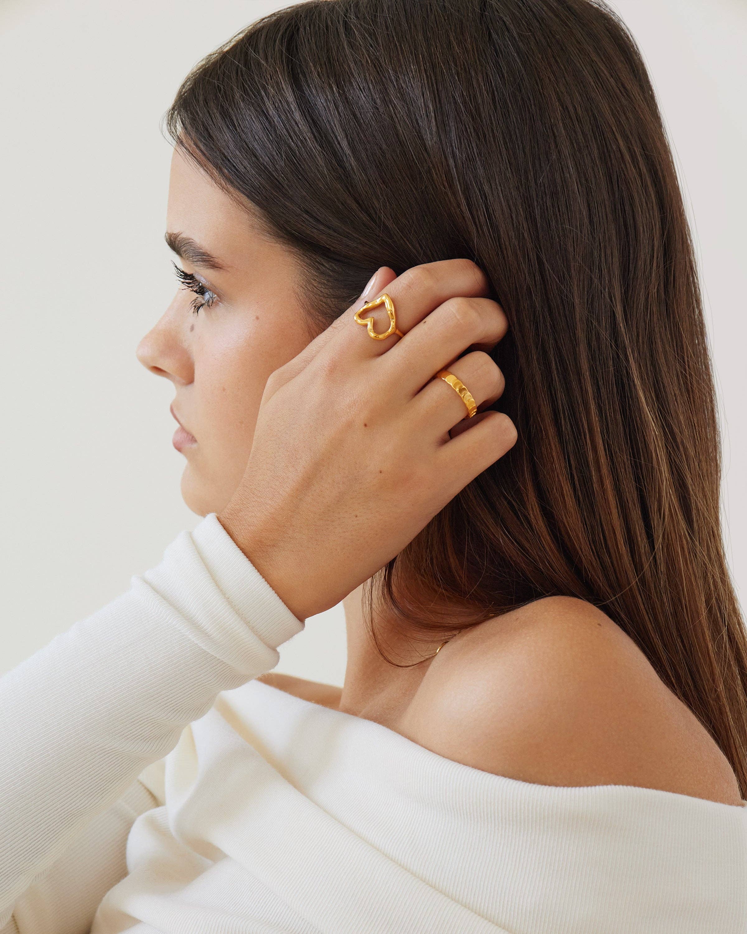 Lestrouvaillesdejen – wholesale Band/Stackad Ring – Stackring - 24h1