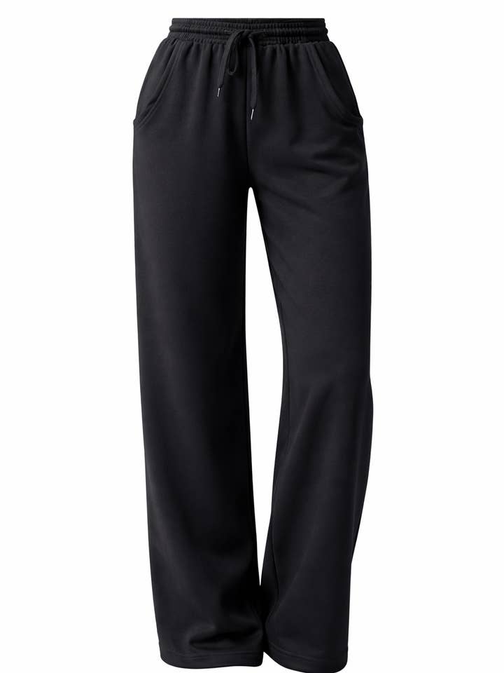 Adora LUXEflow Wide Leg Pant Black for wholesale by PRIV Collections