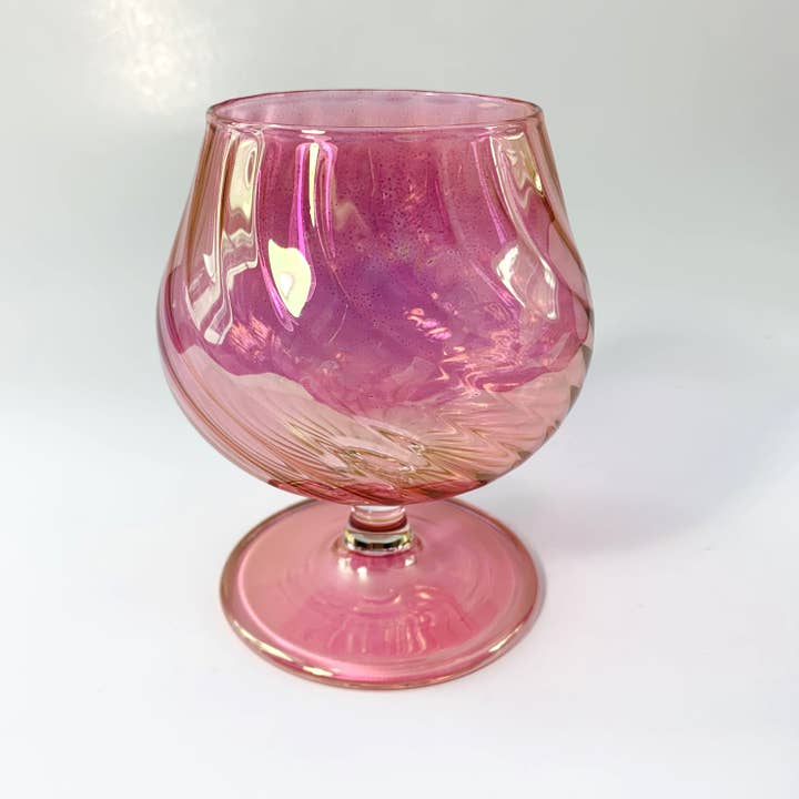 Dandarah (Ships from USA) - Wholesale Cocktail/Liquor Glass - Blown Glass Cognac Glass - Iridescent5