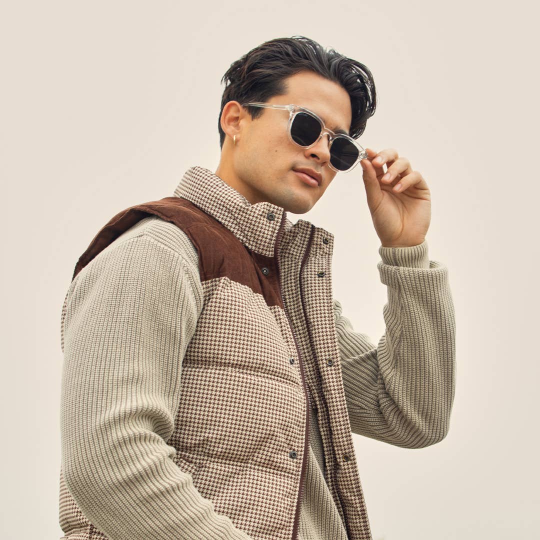 Blue Planet Eco-Eyewear – Engroshandel Solbriller - Herre – BP19418 -Gram - Krystalklar Brun / Brun Polariseret Linse3