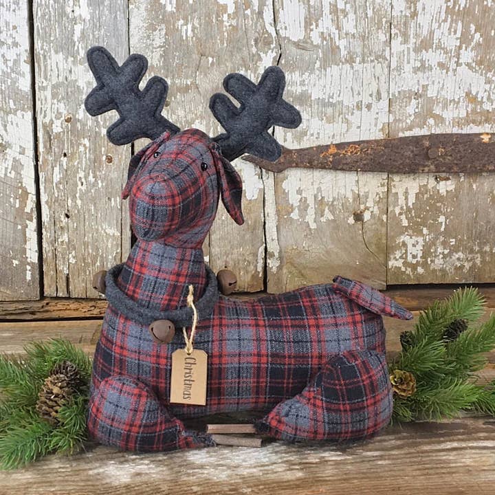 Piccolo cervo a quadri di Natale per la vendita all'ingrosso da parte di Honey and Me