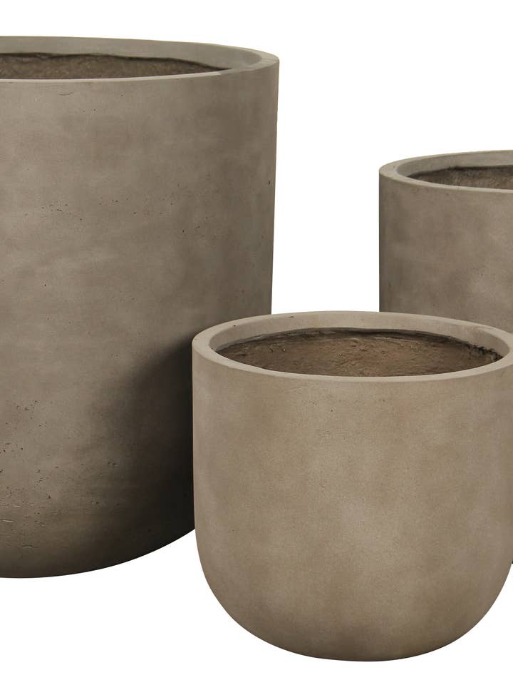 Soma Brown Terracotta Planter Set of 3 for wholesale by The Farmer's Daughter