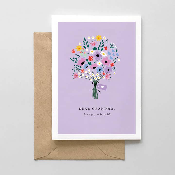 Kære bedstemor, Elsker dig en flok! - Mors Dag-kort for engroshandel hos Spaghetti & Meatballs