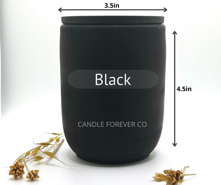 Candle Forever Co – Großhandel Kerzenhalter – Großes handgefertigtes Zementkerzen-Gefäß/Betonpflanzer, 15 oz (443 ml)5