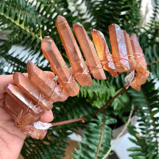 corona de melocotón para venta al por mayor de Judy & Madeleine