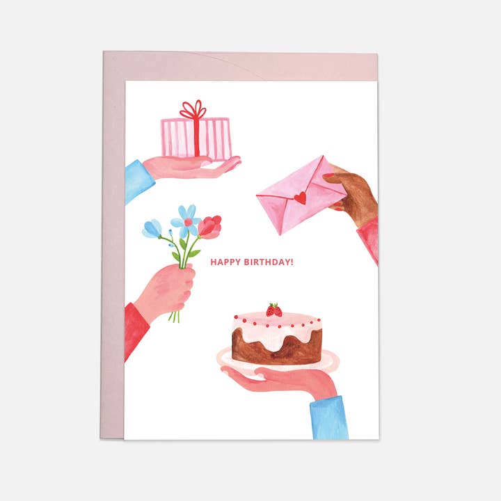 Fødselsdagsgaver - lykønskningskort (Studio JuJu) for engroshandel hos Kaart Blanche
