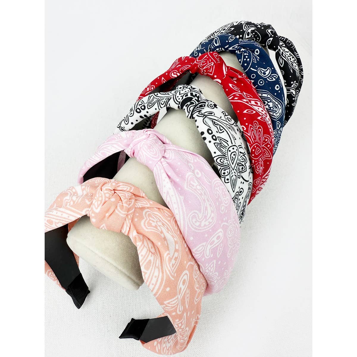 MIX COLOR All Year Long Bandana Knot Hairband for wholesale on Faire5