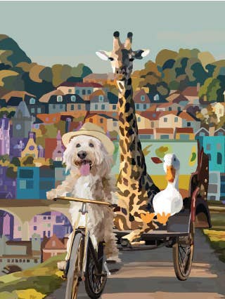 306C Rickshaw//Sociedade Periódica/Cartão de felicitações por atacado de Periodic Society