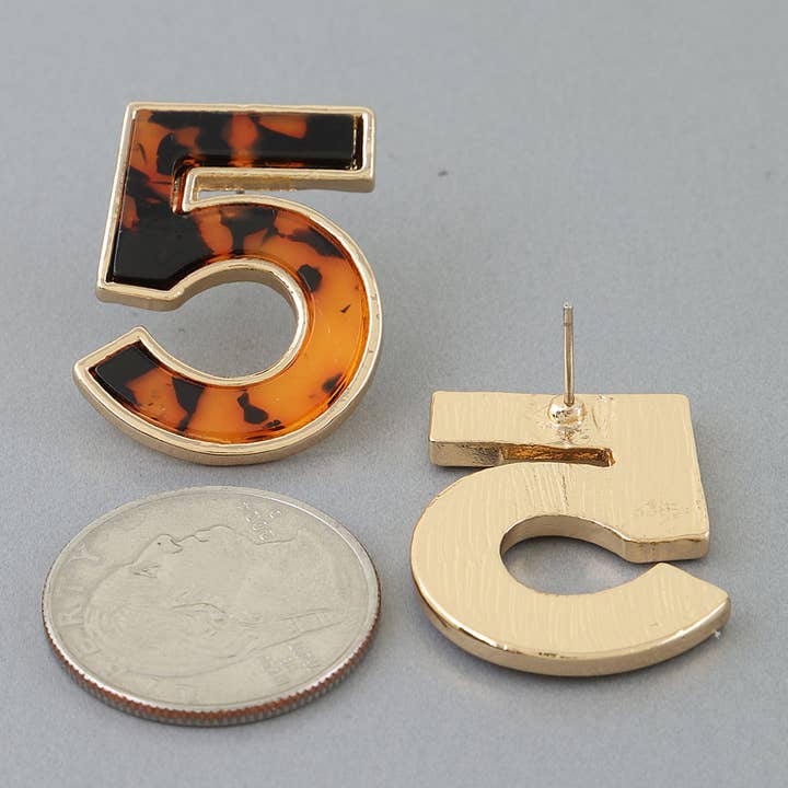 Tortoise 55 Earrings for wholesale by 3AM BY H&D ACCESSORIES