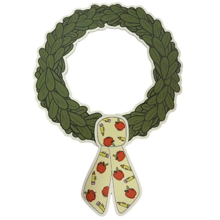 Casey Andrews Art - Wholesale Door Hanger - Hand Drawn Box Wood Wreath Door Hanger for Seasonal Sash Attachments1