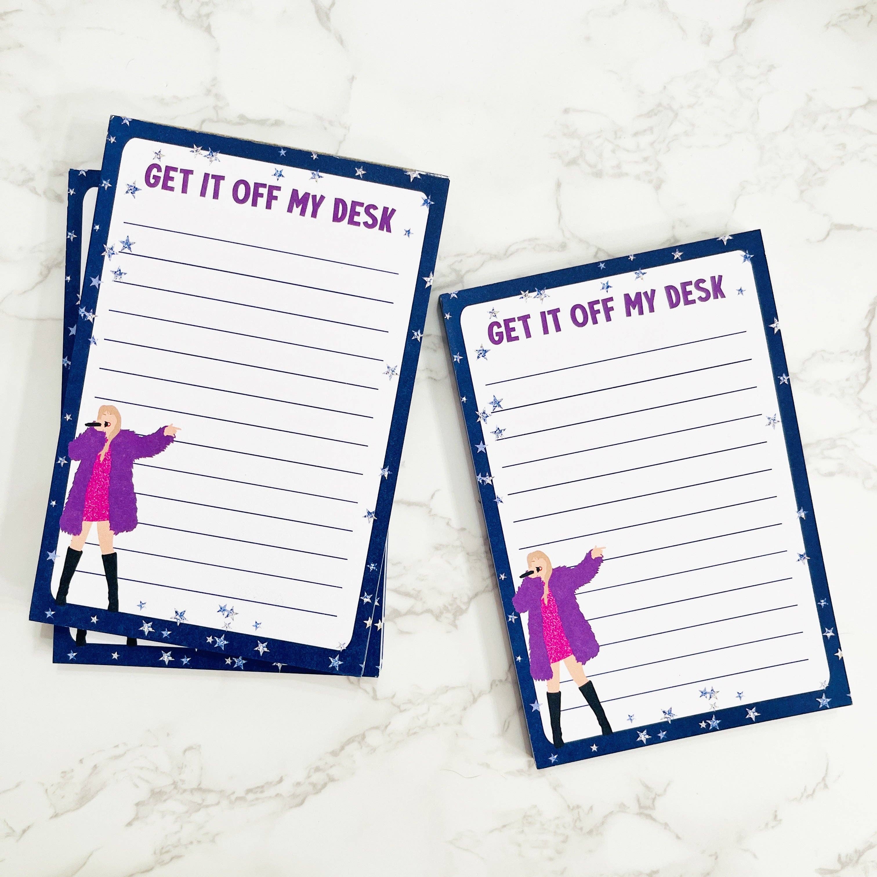 Sonny Rising - Wholesale Kladblok - Notitieblok 10 x 15 cm, Get It Off My Desk1