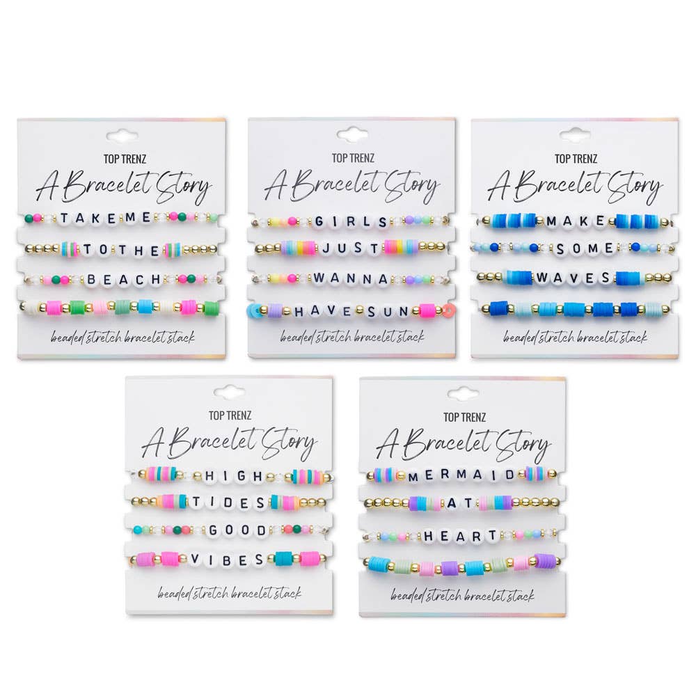 Top Trenz Inc - Vente Bracelet de perles - Une histoire de bracelets - Édition Fun in the Sun0