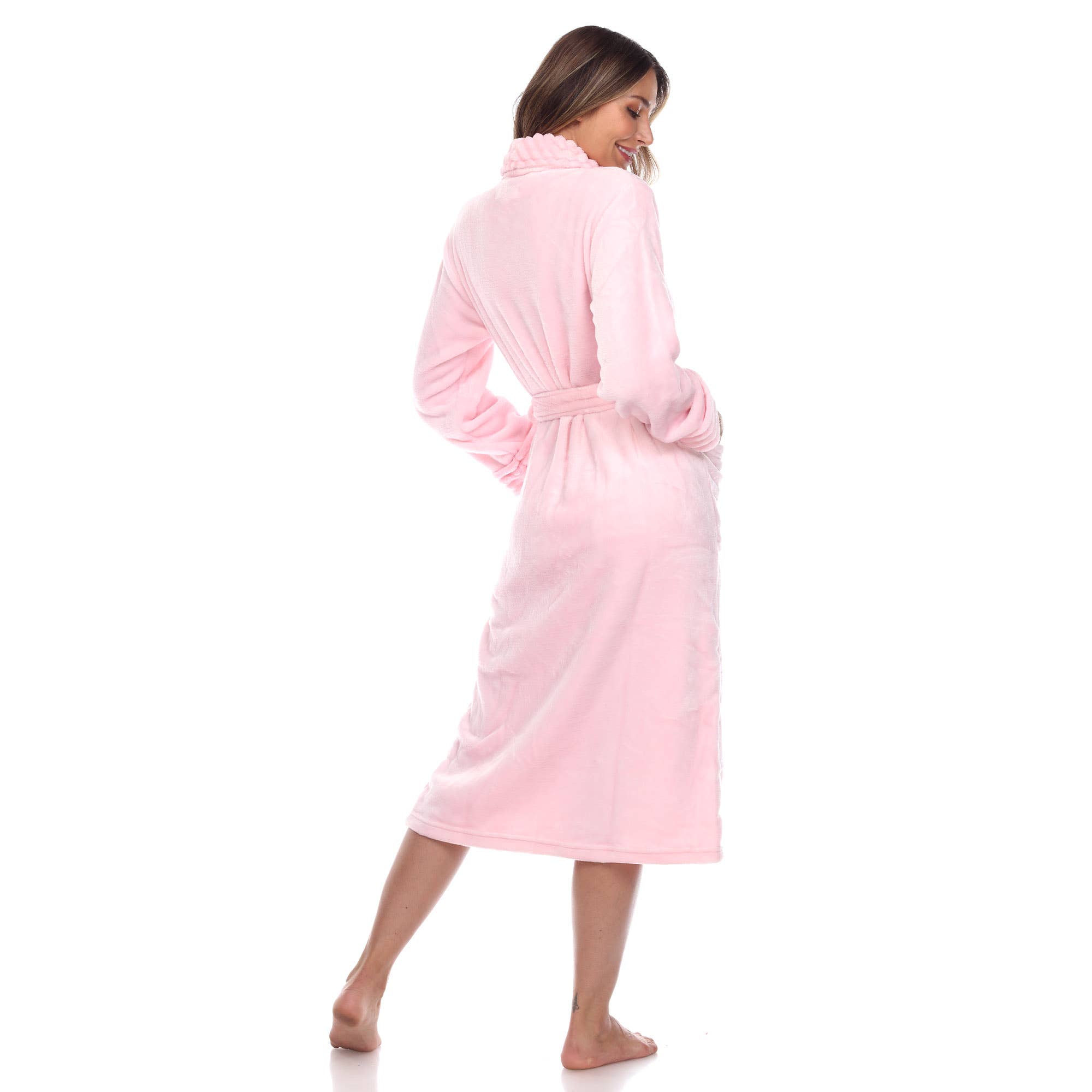 WHITE MARK - Wholesale Robe – Women's - Super Soft Lounge Robe4