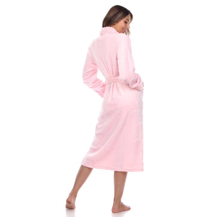 WHITE MARK - Wholesale Robe - Women's - Super Soft Lounge Robe4