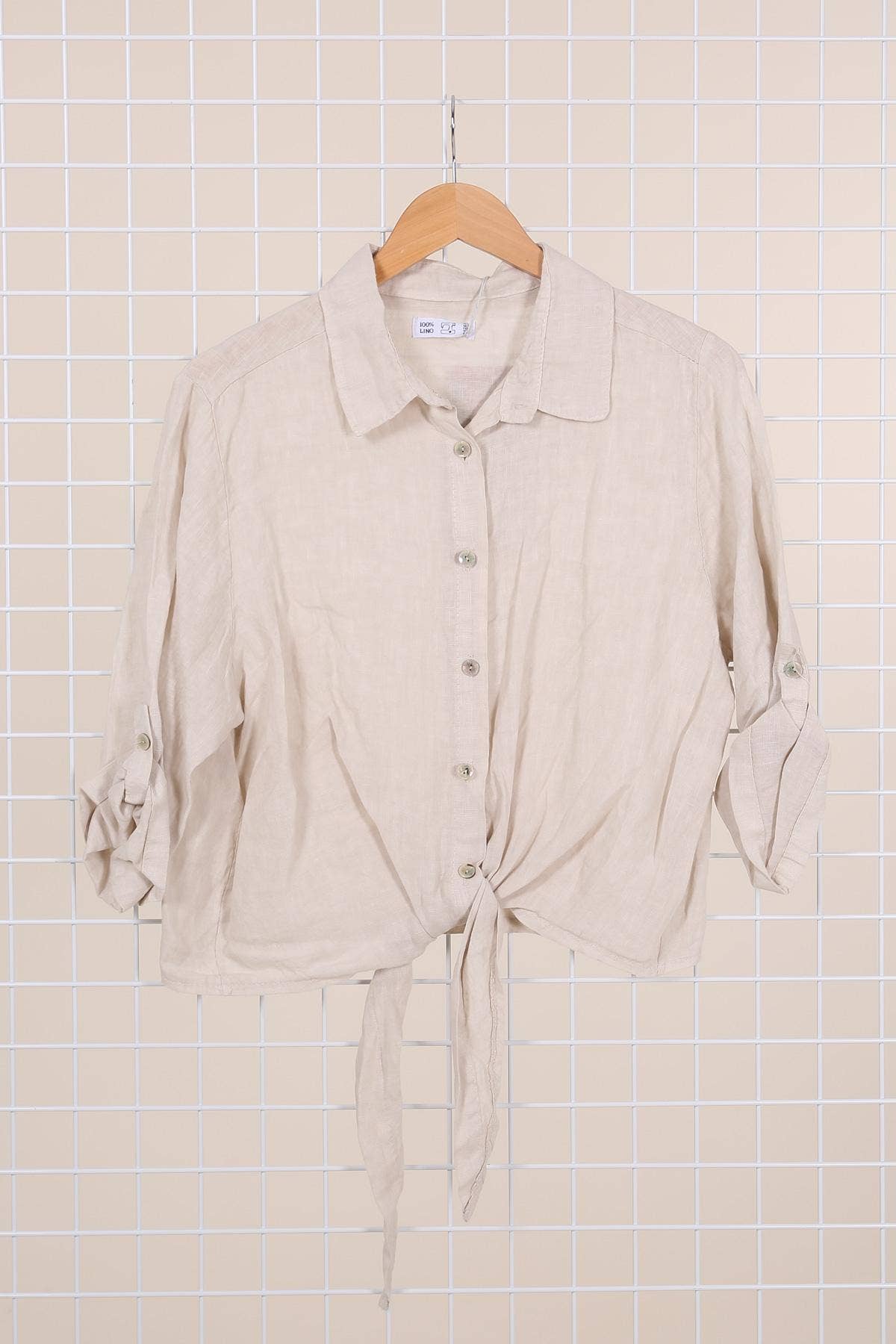 LINEN & COTTON HOUSE - Wholesale Button Down Shirt - Women's - 6228 100% LINEN SHIRT 2