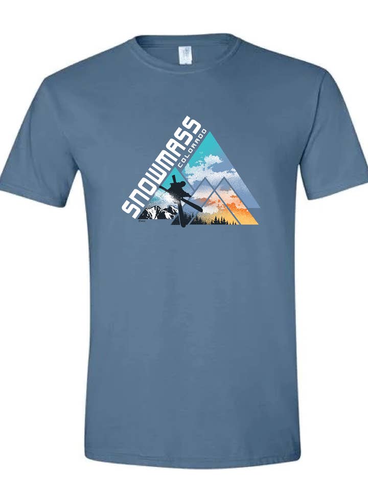 Cloud Peaks Graphic T-shirt for wholesale by Wild West Shirt Company