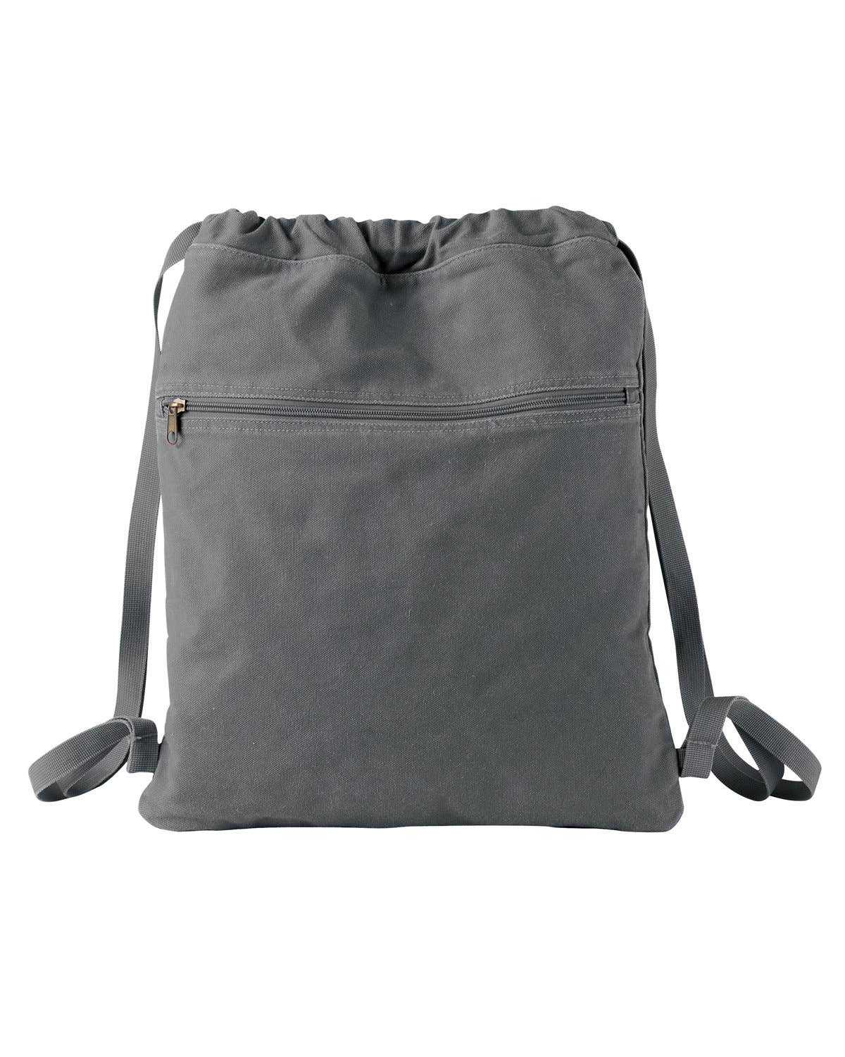Total Apparel - Wholesale Drawstring Bag - Unisex - Cotton Canvas Drawstring Backpack | 19012