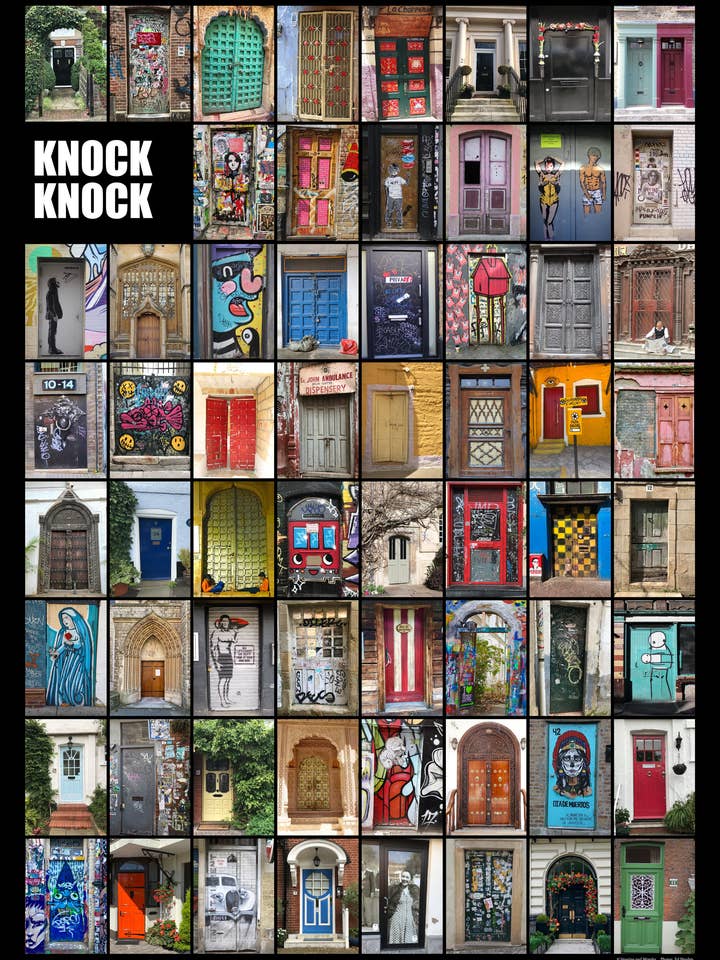 Door Montage Poster for wholesale by Posters & Puzzles