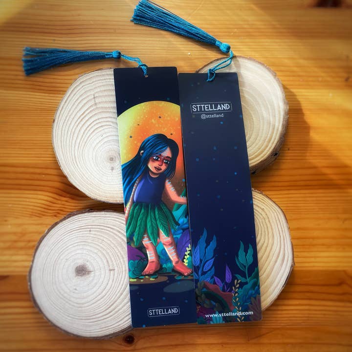 Stelland - Venta al por mayor Marcapáginas - Paquete de 4 marcapáginas de zorro/bebé naturaleza • Doble cara • Zorro, naturaleza, flores, plantas, luna, sol, medio ambiente • Regalo para los amantes de los libros4