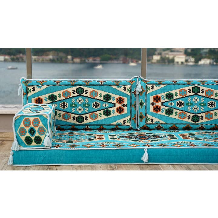 Arabic Sofa - Venta al por mayor Sofás - Conjunto de sofás árabes, sofá Majlis, rincón de lectura, sofá de suelo1