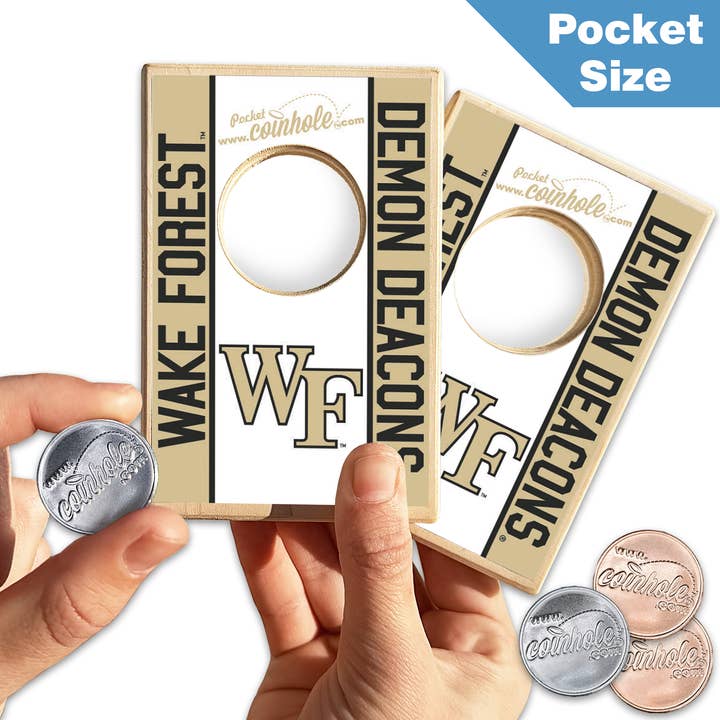 Wake Forest POCKET Coinhole® for wholesale by Coinhole