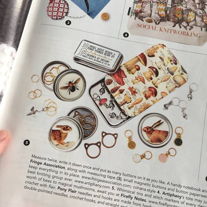 Firefly Notes - Wholesale Jewelry Box/Organizer - Mushroom Storage Tin2